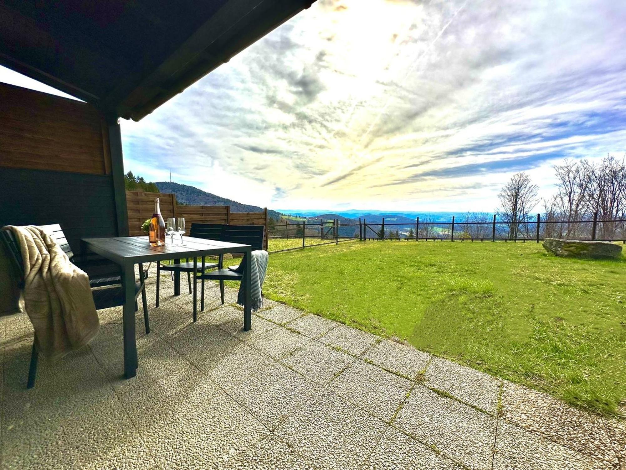 Gemuetliches Alpenblick Berg-Bungalow + Grosser Garten + Netflix! Schöfweg Kültér fotó